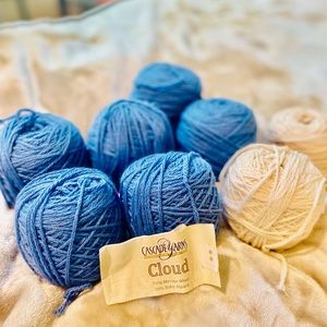 Cascade yarn. Not used. No pets or smokers.800 grams